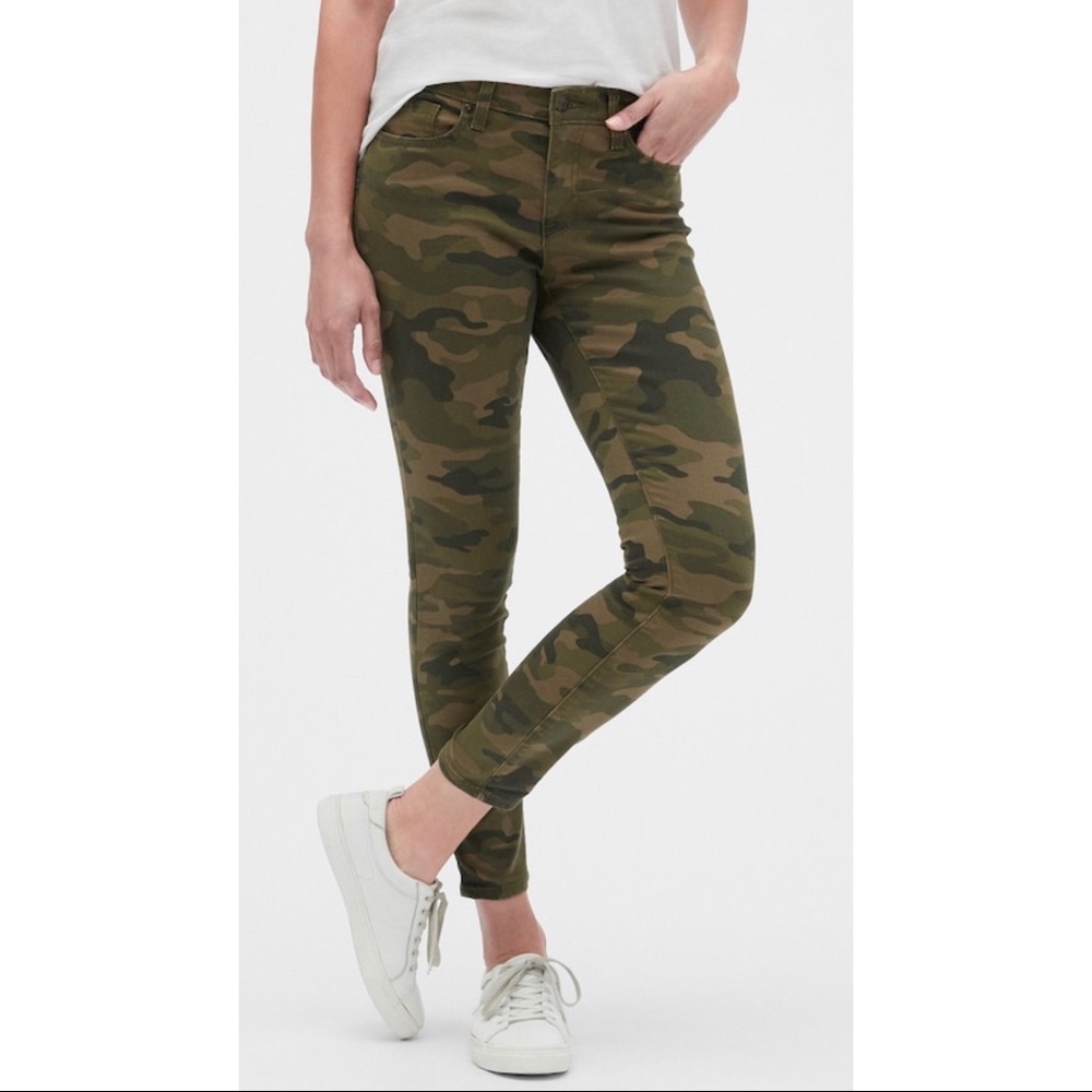 Gap Camo Denim Leggings